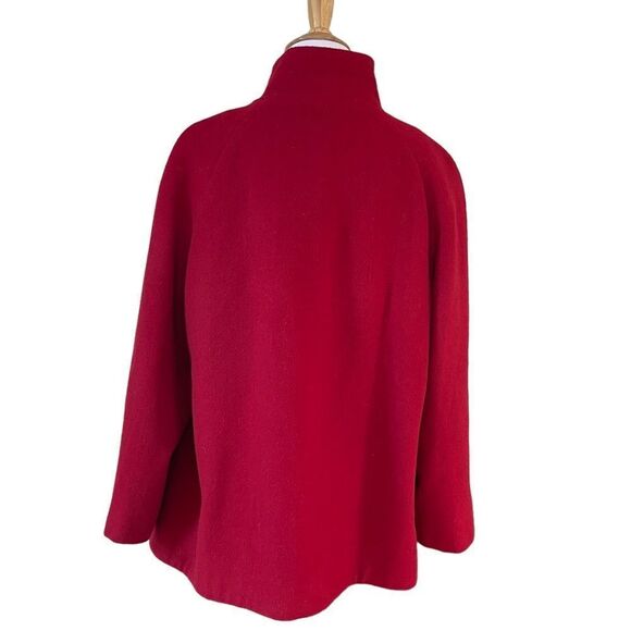 Red Betsey Johnson Wool Blend Coat - Picture 2 of 5